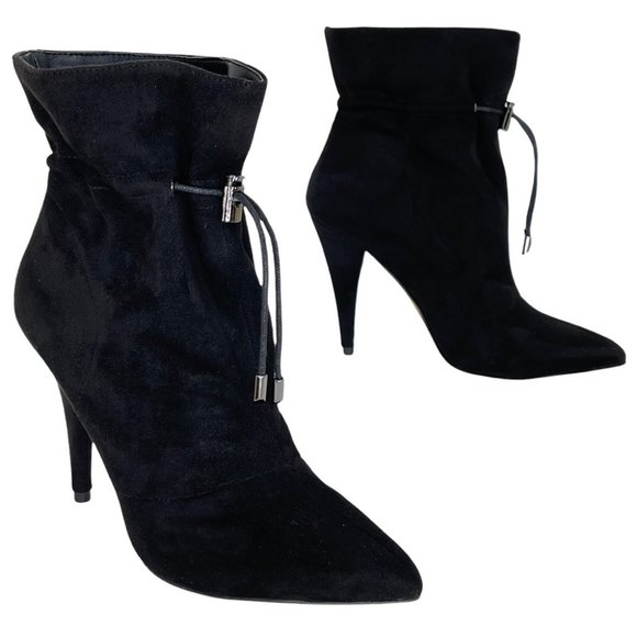 Jessica Simpson Kimele Black Microfiber Suede Womens Bootoes Size 6M - Picture 11 of 11